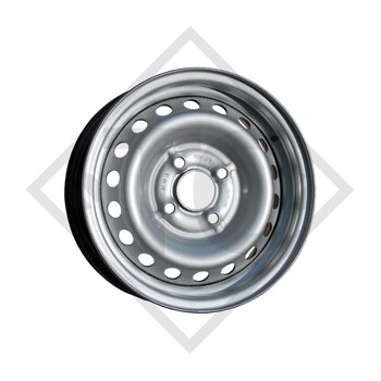 Trailer rim 6.00Jx15 H2, 6/161/205, ET 0