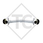 Braked axle 1360kg EURO Plus axle type DELTA SIN 12-3, HYMER  - KNAUS TABBERT