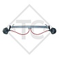 Essieu 750kg freiné type d'essieu B 700-5 - RTN-GOETT