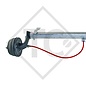 Essieu 750kg freiné type d'essieu B 700-5 - RTN-GOETT