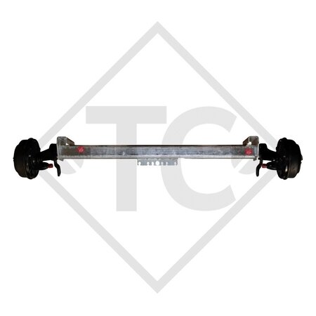 Braked axle SWING 1500kg axle type CB 1505, 46.27.379.144