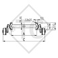 Essieu COMPACT 900kg freiné type d'essieu B 850-5 - CBS