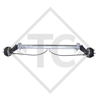 Braked axle 900kg COMPACT axle type B 850-5 - CBS