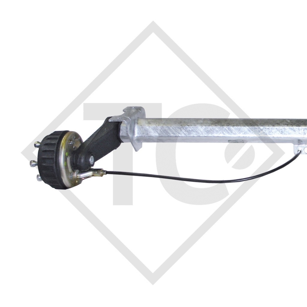 Essieu COMPACT 900kg freiné type d'essieu B 850-5 - CBS