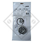 Set cuscinetto compact ⌀30/60/37mm, dado a dodici punte M24x1.5, impermeabile, per rimorchio della barca