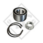 Set cuscinetto compact ⌀30/60/37mm, dado a dodici punte M24x1.5, impermeabile, per rimorchio della barca