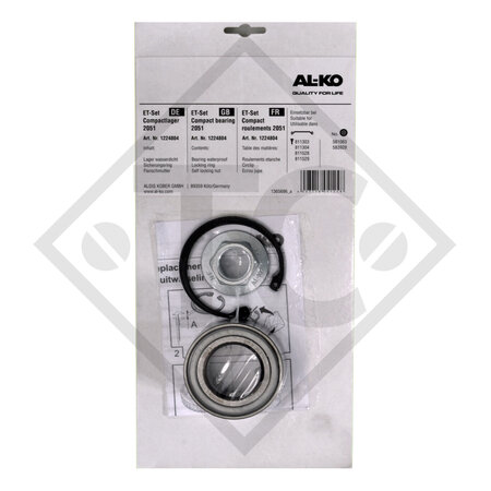 Set de rodamiento compacto ⌀39/72/37mm, impermeable