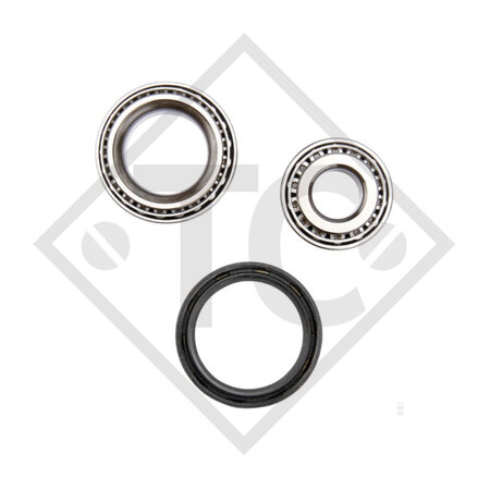 Set di cuscinetti a rulli conici ⌀17/40/13.25mm e ⌀25/52/16.25mm