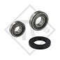 Replacement kit tapered roller bearing ⌀25/47/15mm and ⌀35/62/18mm