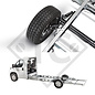 Essieu sans freins FIAT DUCATO 2500kg freiné type d'essieu DB 2500, 45.41.000.017