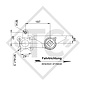 Essieu sans freins FIAT DUCATO 2500kg freiné type d'essieu DB 2500, 45.41.000.017
