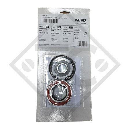 Kit roulement cartouche ⌀39/72/37mm