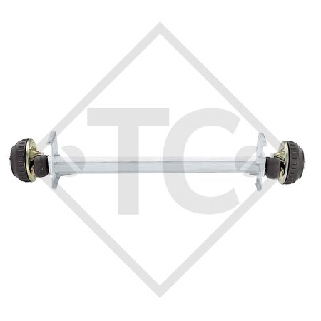 Achse gebremst 1300kg Achstyp B 1200-5, Trigano SIR Caravelair A 5009 Eldorado 490