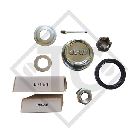 Set di cuscinetti a rulli conici ⌀17.4/39.8/13.8mm e ⌀29/50.2/14.2mm