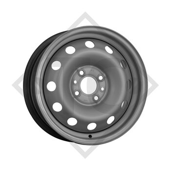 Anhänger Felge 5.50Jx14, 4/58.6/98, ET +32, 6225 silber