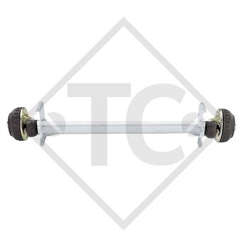 Essieu EURO1 - 1300kg freiné type d'essieu B 1200-5