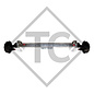 Essieu SWING 1500kg freiné type d'essieu CB 1505, 46.27.379.680