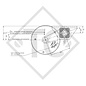 Essieu SWING 1500kg freiné type d'essieu CB 1505, 46.27.379.680