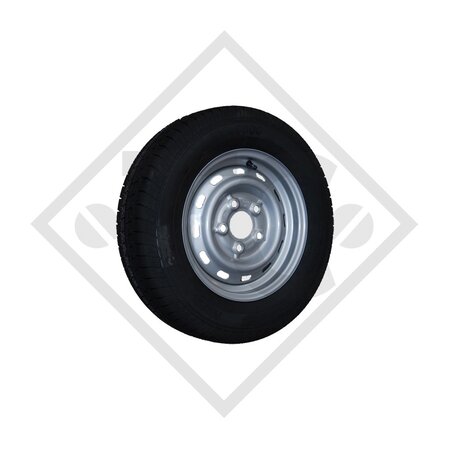Komplettrad 185/60R14 82H mit Felge 5.50x14