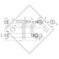 Shock absorber, version with two eyes, 1206341