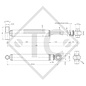 Shock absorber, version with two eyes, 1204578