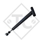Shock absorber, version with two eyes, 1204578