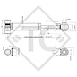 Shock absorber, version with two eyes, 690339