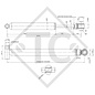 Shock absorber, version with two eyes, 1217452