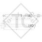 Shock absorber, version with two eyes, 370589