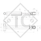 Shock absorber, version with two eyes, 370558