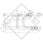 Shock absorber, version with two eyes, 370556