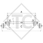 Assale frenato 650kg tipo di assale B 700-3 - ERIBA ERIBELLE