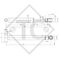 Shock absorber, version with two eyes, 370561