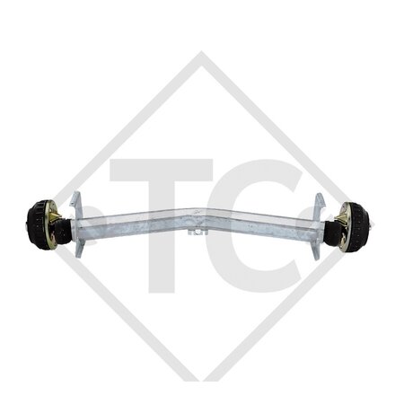 Essieu EURO Plus 1360kg freiné type d'essieu DELTA SIN 12-3 - Bürstner