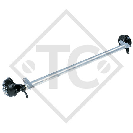 Assale frenato 1350kg tipo di assale CB 1355, 46.24.379.145 - Eriba