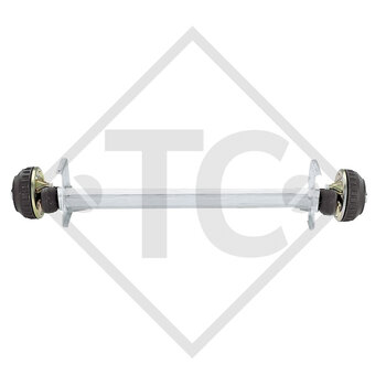 Braked axle 750kg axle type B 700-5, Rapido, Orline