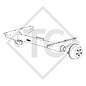 Braked axle SWING 1800kg axle type CB1805, 46.32.368.173, Moetefindt