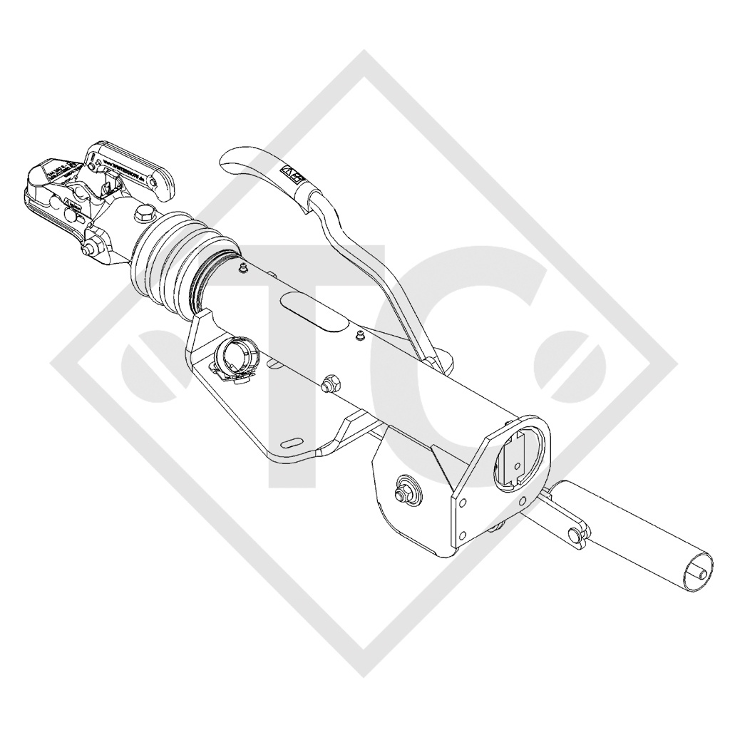 Freno a repulsione V tipo ZAF 3.5-3, 2500 - 3500kg, Humbaur 150.00039