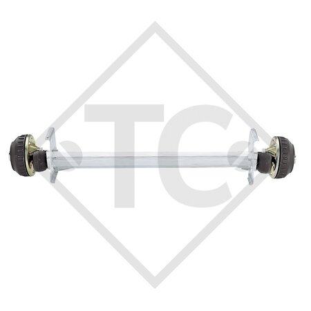 Braked axle 1000kg EURO1 axle type B 1000-3, KNAUS Südwind 485
