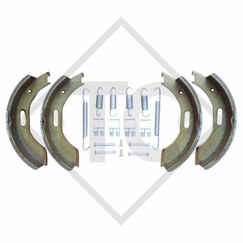 Brake shoes, wheel brake S 2035-7 RASK, brake size 200x35mm