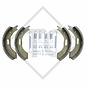 Bremsbacken-Set für Radbremse Typ S 2035-7 RASK, Bremsengröße 200x35mm für eine Achse