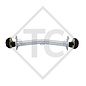 Braked axle 1600kg EURO axle type DELTA SI-N 14-2 - HYMER Eriba Nova 540