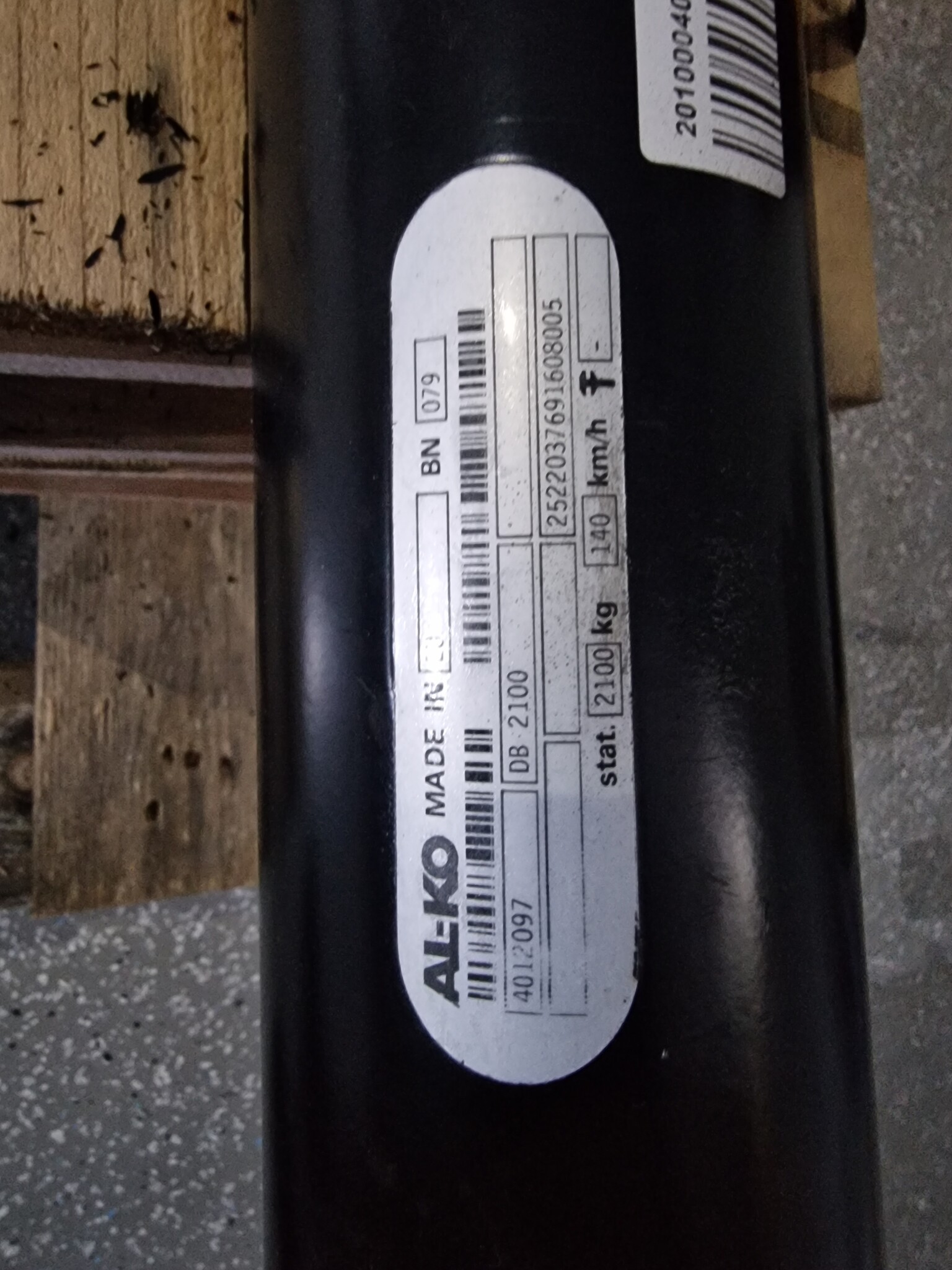 Assale senza freni 2100kg FIAT DUCATO LAIKA CREOS 3010 tipo di assale DB 2100, 45.37.000.018