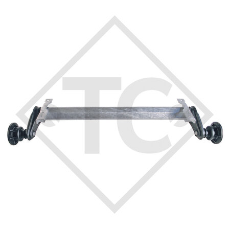 Assale sfrenato 900kg UBR PLUS tipo di assale 850-5