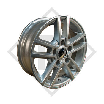 trailer aluminium rim 5.50Jx14 H2, 5/67/112, ET +30