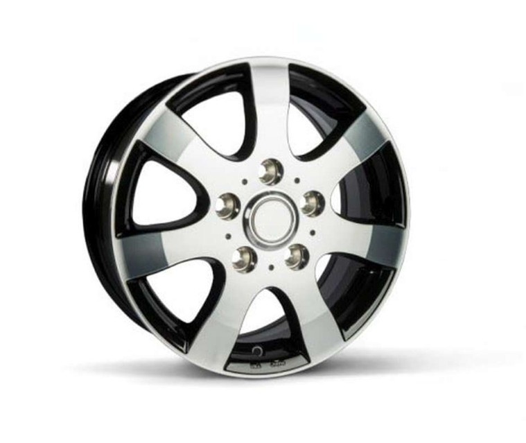 Alufelge 6Jx14 H2,5/66.6/112, ET +30, Nabenkappe separat erhältlich