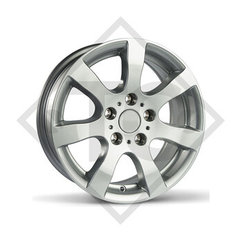 trailer aluminium rim 6.00Jx15, 5/67/112, ET +30