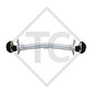 Braked axle 1700kg EURO1 axle type DELTA SIN 14-3 with AAA (automatic adjustment of the brake pads), Bürstner Averso Plus