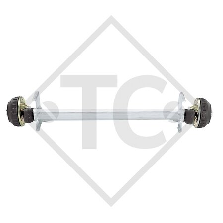 Achse gebremst 1600kg / 1800kg Achstyp DB 1605, 45.29.368.019