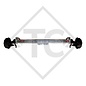 Essieu SWING 1350kg freiné type d'essieu CB 1355, 46.25.379.402